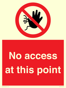 PA12561: No access at this point