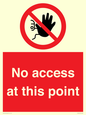 PA12561: No access at this point