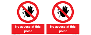 PA12561: No access at this point
