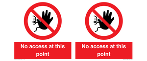 PA12561: No access at this point