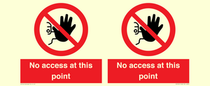PA12561: No access at this point