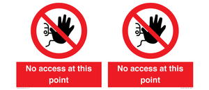 PA12561: No access at this point