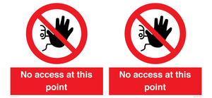 PA12561: No access at this point