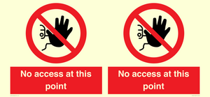 PA12561: No access at this point