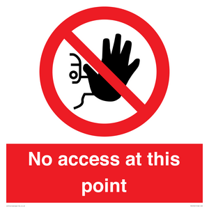 PA12561: No access at this point