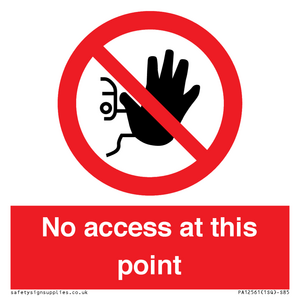 PA12561: No access at this point