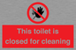 PA12771: This toilet is closed for cleaning