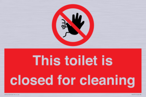 PA12771: This toilet is closed for cleaning