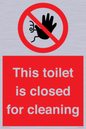 PA12771: This toilet is closed for cleaning