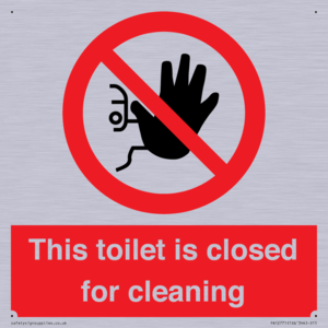PA12771: This toilet is closed for cleaning