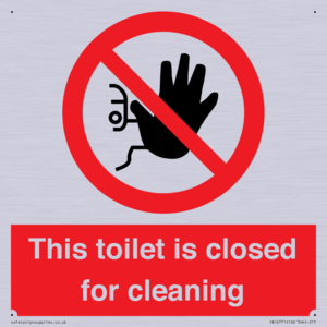 PA12771: This toilet is closed for cleaning