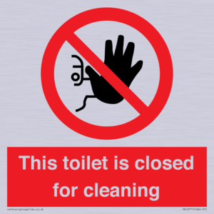 PA12771: This toilet is closed for cleaning