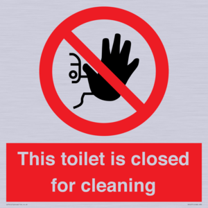 PA12771: This toilet is closed for cleaning