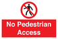 PA12983: No Pedestrian Access