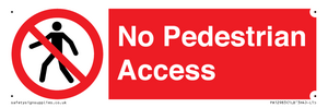 PA12983: No Pedestrian Access