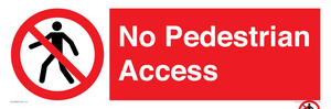 PA12983: No Pedestrian Access
