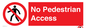 PA12983: No Pedestrian Access