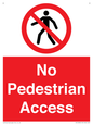 PA12983: No Pedestrian Access