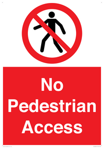 PA12983: No Pedestrian Access