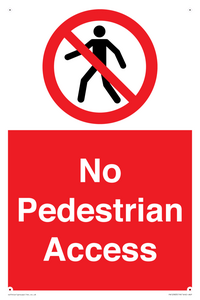 PA12983: No Pedestrian Access