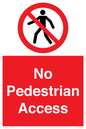 PA12983: No Pedestrian Access
