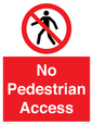 PA12983: No Pedestrian Access
