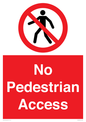 PA12983: No Pedestrian Access