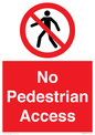 PA12983: No Pedestrian Access