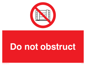 PA1354: Do not obstruct