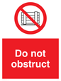 PA1354: Do not obstruct