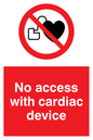 PA1355: No access with cardiac device