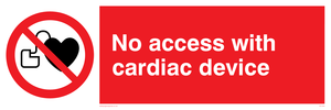PA1355: No access with cardiac device