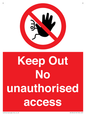 PA13612: Keep Out No unauthorised access