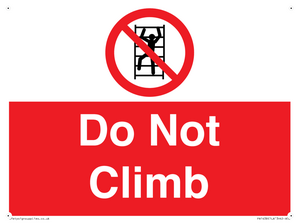 PA1438: Do Not Climb