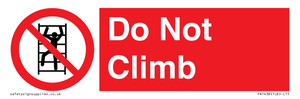 PA1438: Do Not Climb