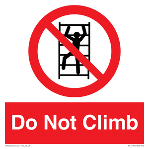 PA1438: Do Not Climb