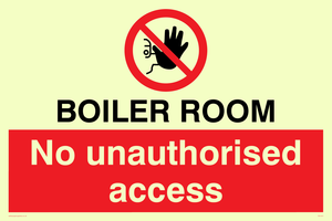 PA1441: Boiler room. No unauthorised access