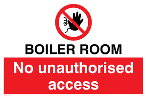 PA1441: Boiler room. No unauthorised access
