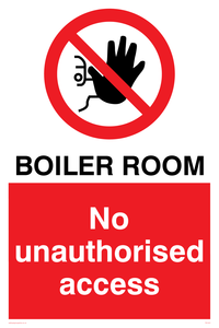 PA1441: Boiler room. No unauthorised access