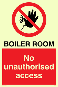 PA1441: Boiler room. No unauthorised access