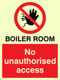 PA1441: Boiler room. No unauthorised access
