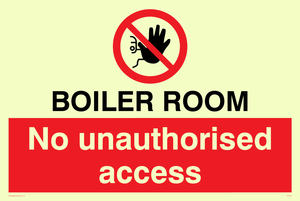 PA1441: Boiler room. No unauthorised access