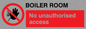PA1441: Boiler room. No unauthorised access