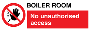 PA1441: Boiler room. No unauthorised access