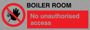 PA1441: Boiler room. No unauthorised access