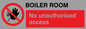 PA1441: Boiler room. No unauthorised access