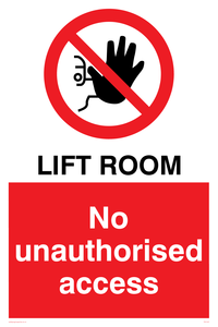 PA1442: Lift room. No unauthorised access