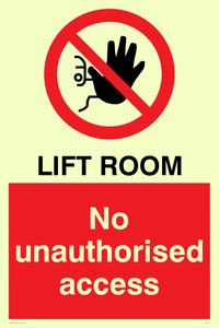 PA1442: Lift room. No unauthorised access