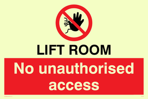 PA1442: Lift room. No unauthorised access