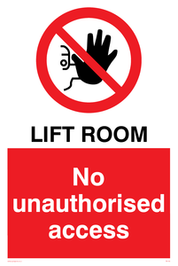 PA1442: Lift room. No unauthorised access